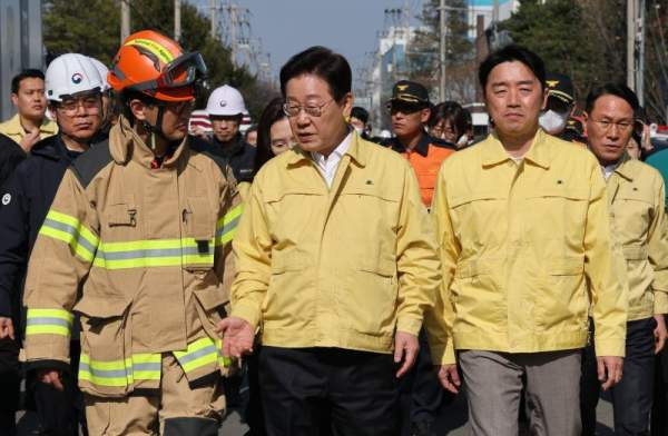 대전 공장 화재 나트륨 안전공업 이재명 대통령