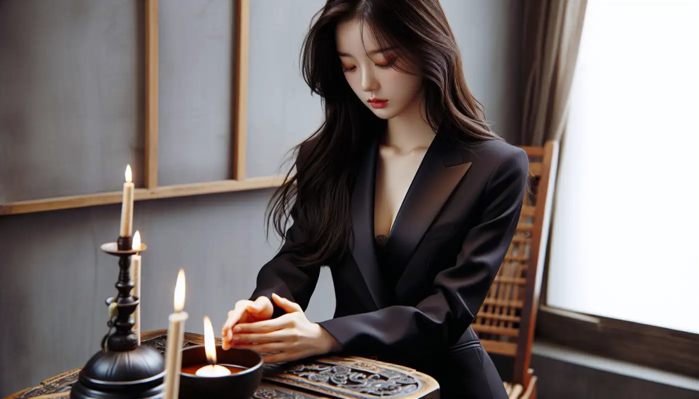 아버지-지방-의미를-알아보는-여성의-모습