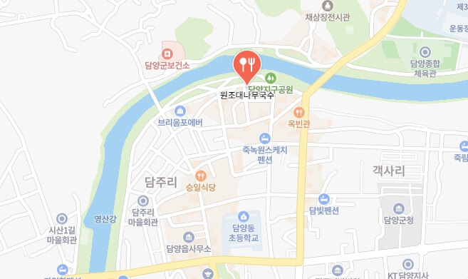 원조대나무국수-위치