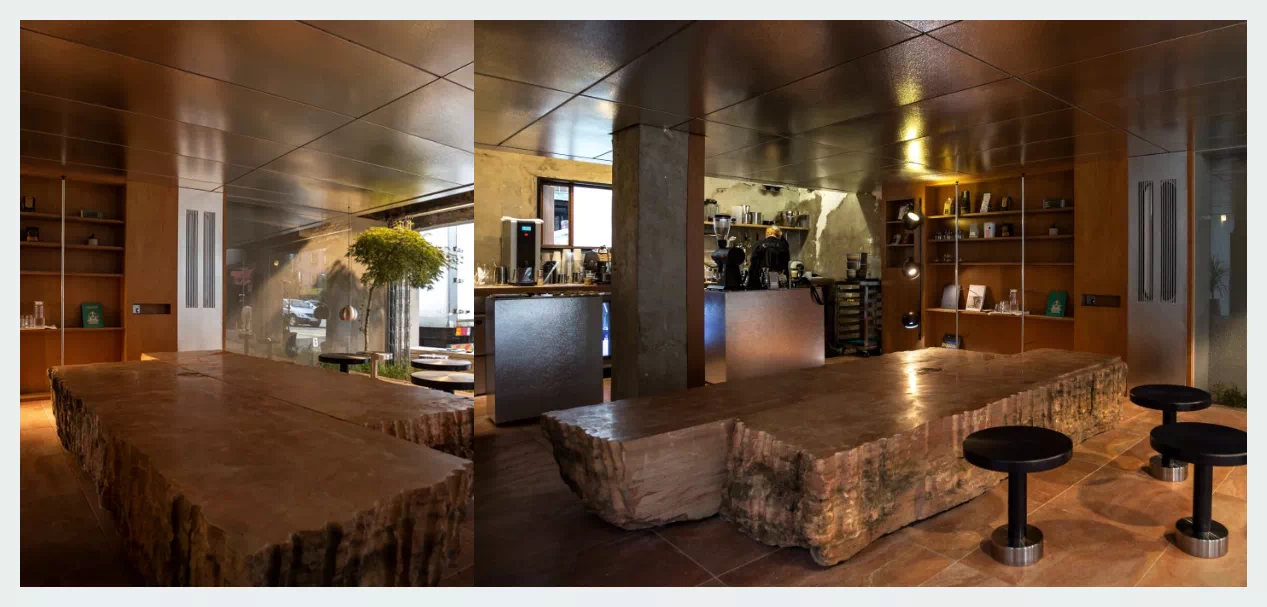 트래버틴 내부전경