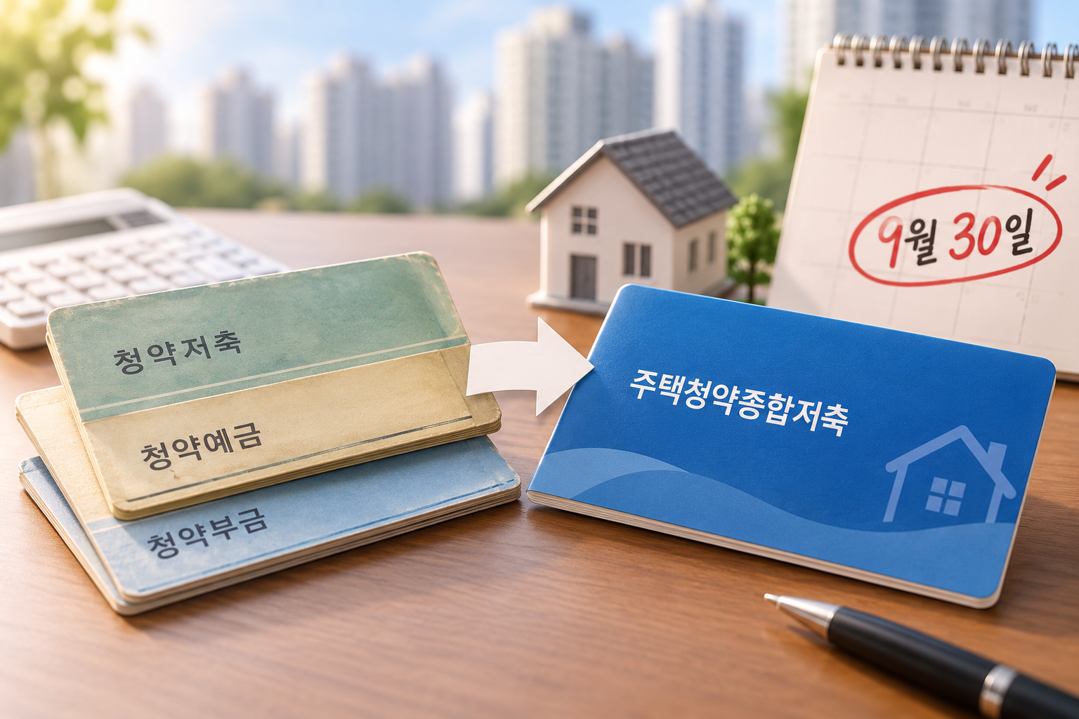 청약통장 전환 신청방법 및 주택청약종합저욱 변경 혜택