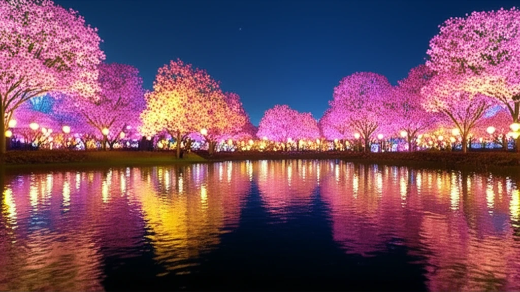 석촌호수 벚꽃 축제 기간과 야간 조명..