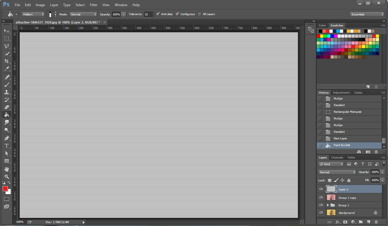 photoshop glitch effect