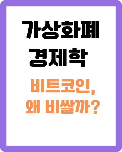 가상화폐 경제학 : 비트코인, 왜 이렇게 비쌀까?