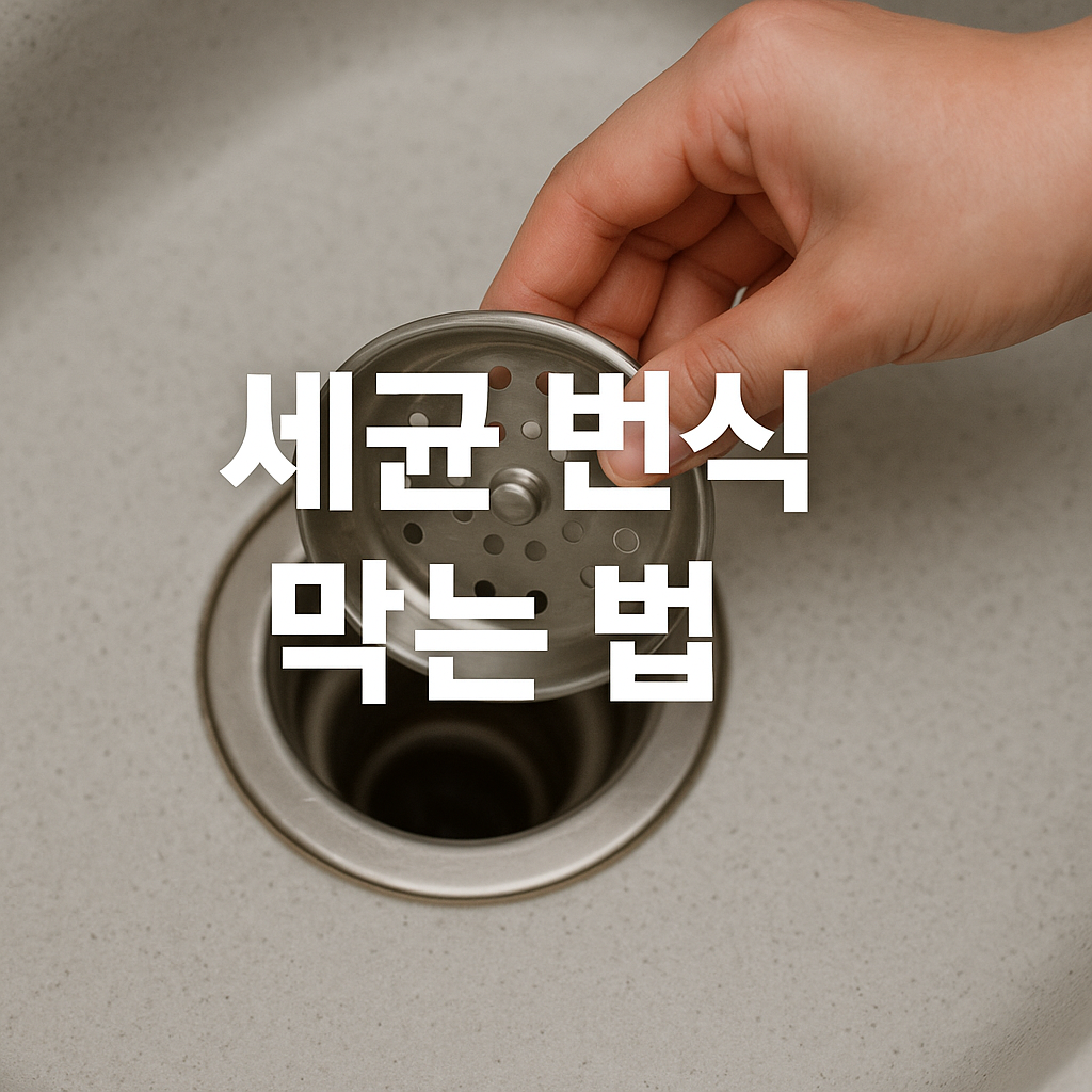 싱크대 배수구, 세균 99% 줄이는 진짜 관리법