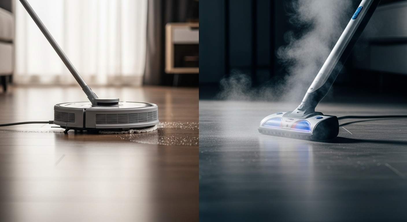 겨울철 거실 바닥 미세먼지 청소