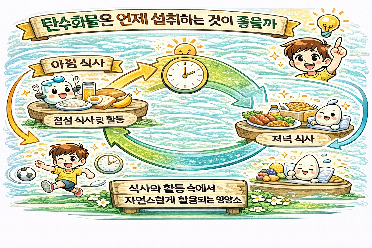 탄수화물은 언제 섭취하는 것이 좋을까