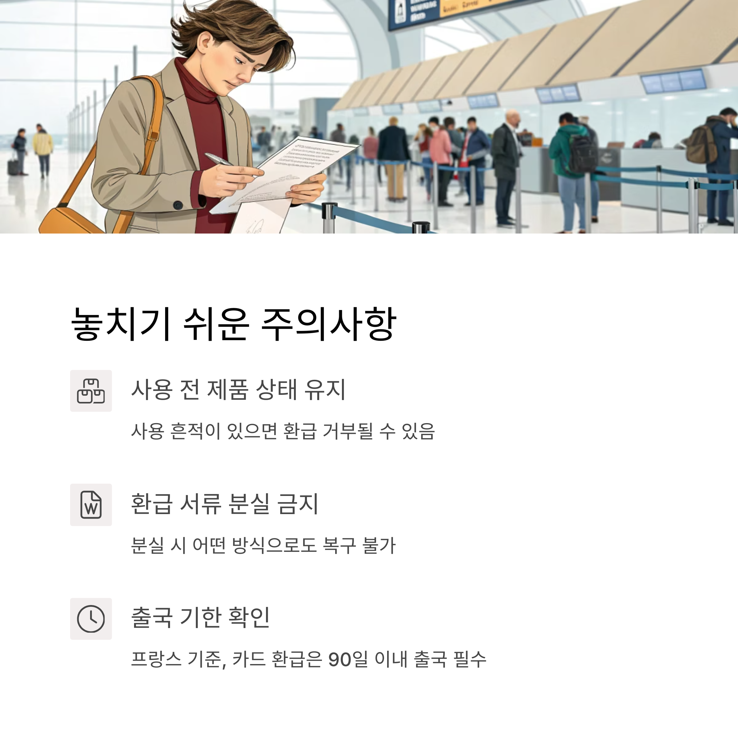 놓치지 쉬운 주의사항