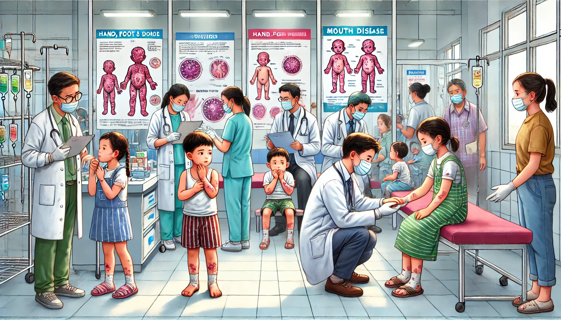 수족구병 예방과 치료 여름철 아이 건강 관리