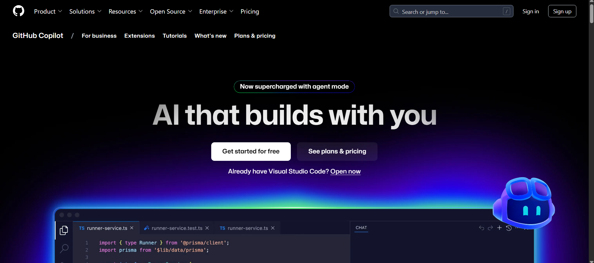 방법 3. 깃허브 코파일럿 - 전문가를 위한 도구