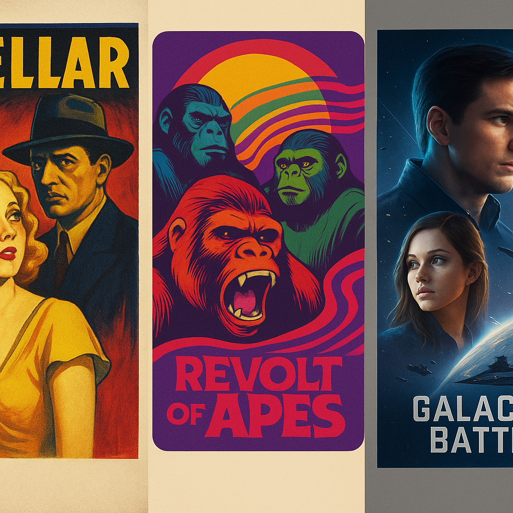 시대별 영화 포스터 디자인 트렌드 변화와 문화적 의미 관련 사진