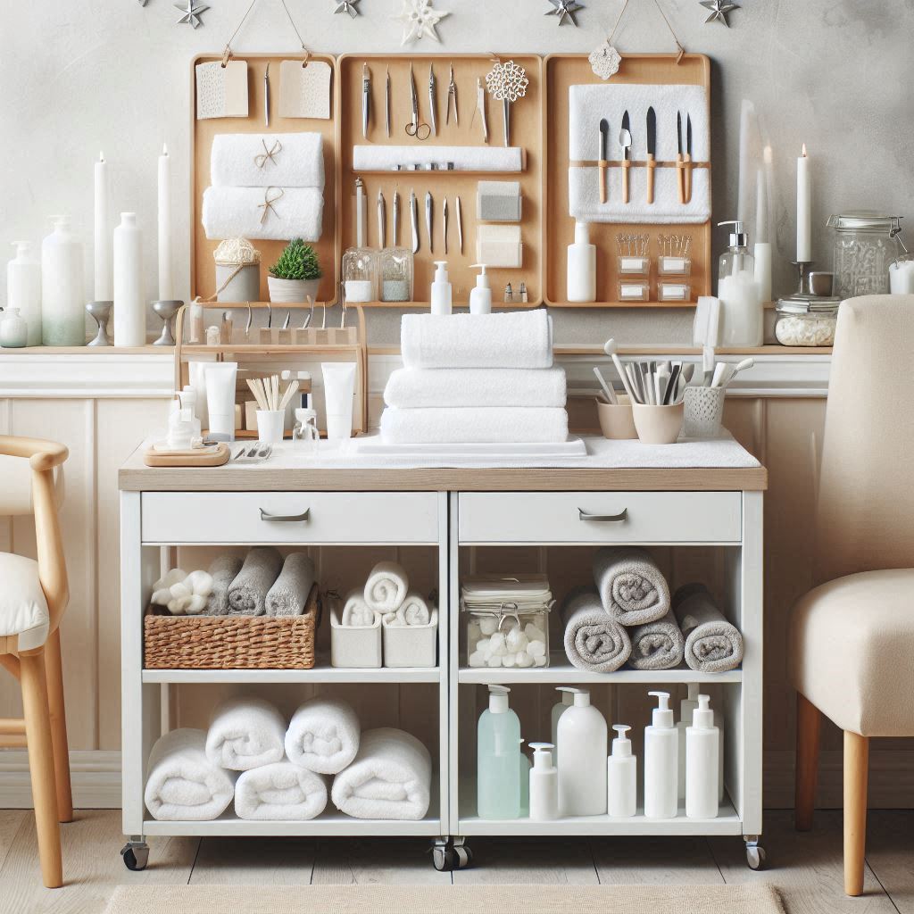 피부,체형관리 샵 배경