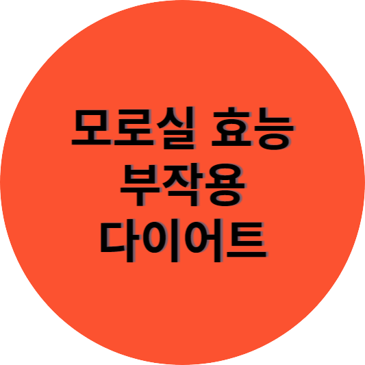 모로실 효능 부작용 다이어트