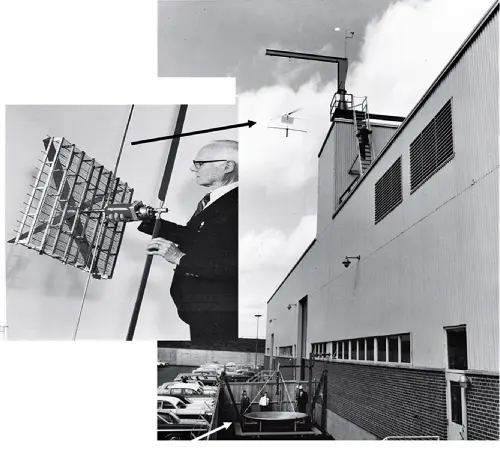 First-WPT-aided flying drone experiment-microwave