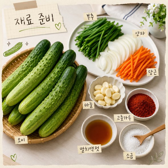 오이소박이 맛있게 담그는법 황금레시피