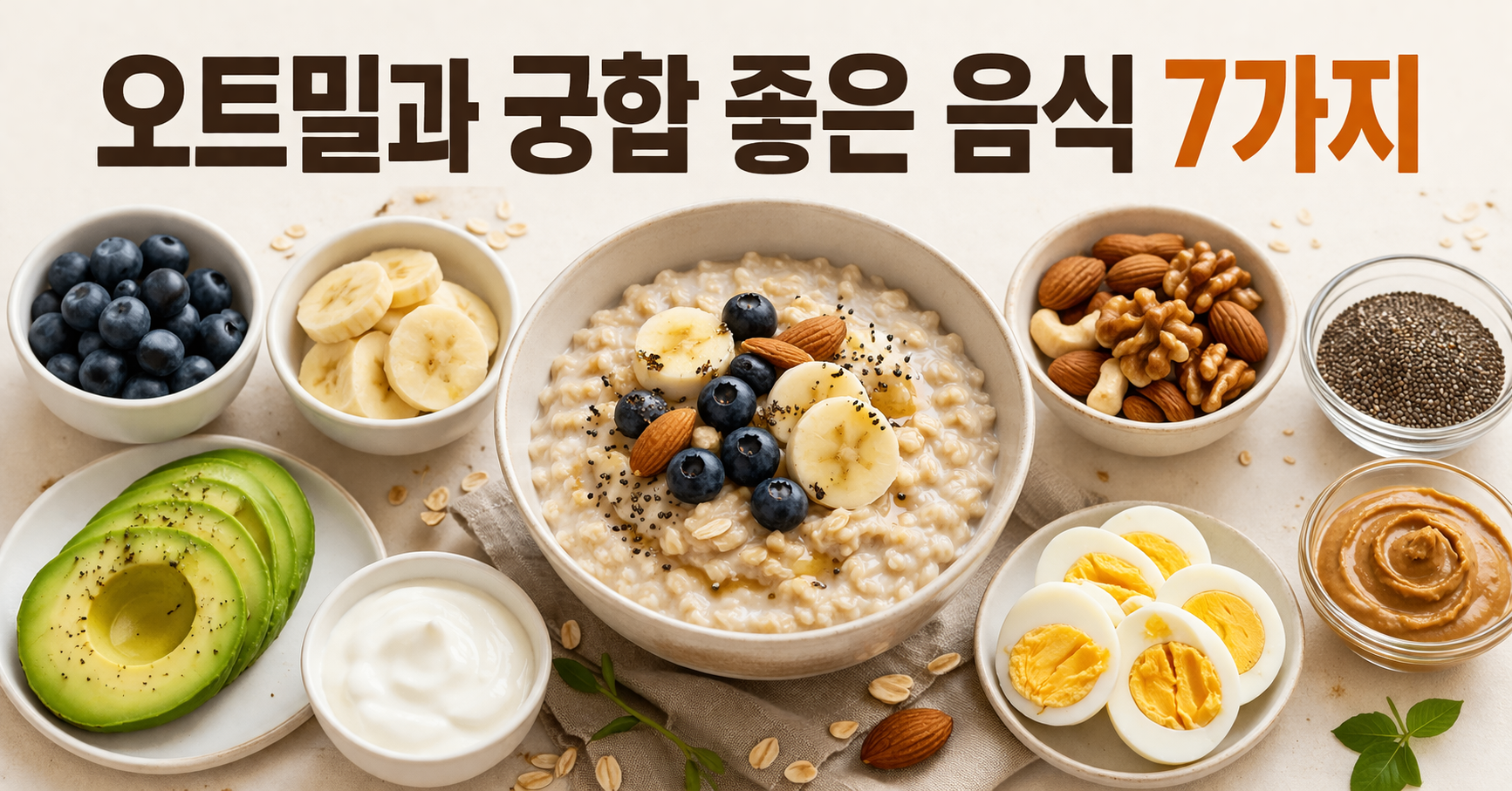 오트밀과 궁합 좋은 음식