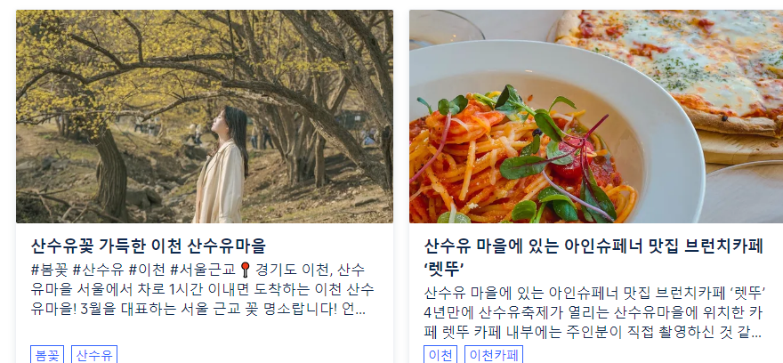 제 25회 이천 백사 산수유 꽃 축제 추천 여행지