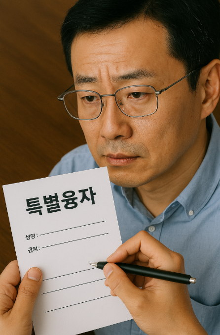 대출탕감 vs 특별융자!