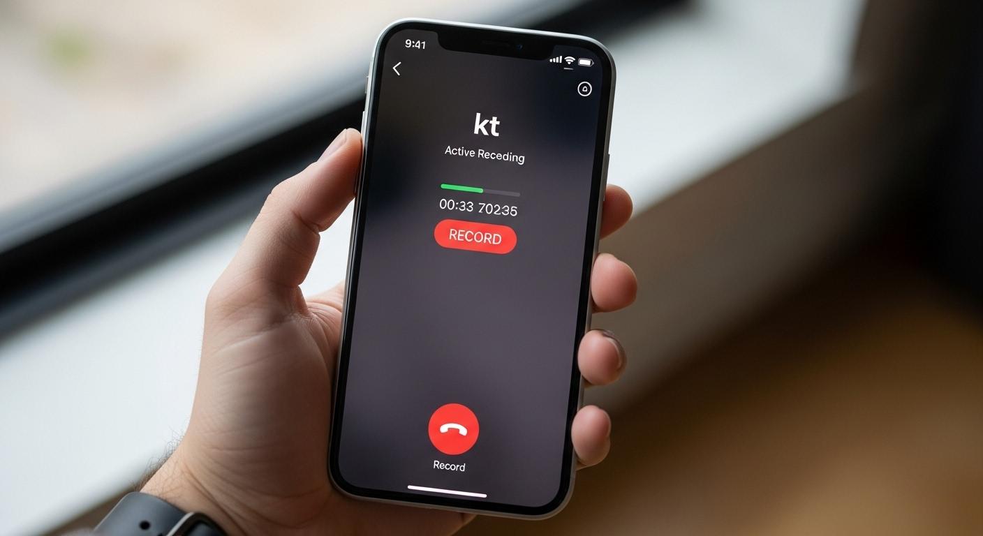 아이폰 통화녹음 kt 어플