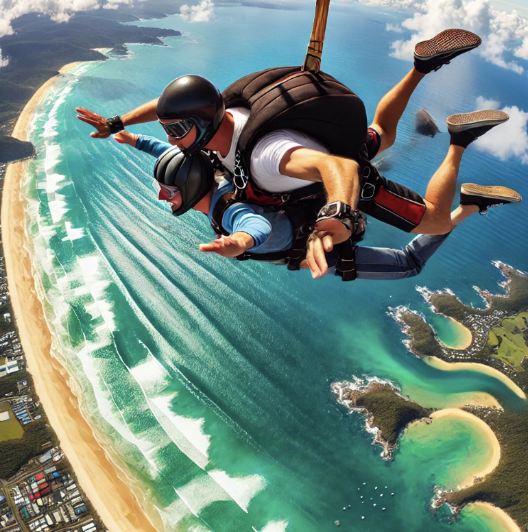 골드코스트 &amp; 바이런 베이 필수 액티비티! 스카이다이빙 가이드