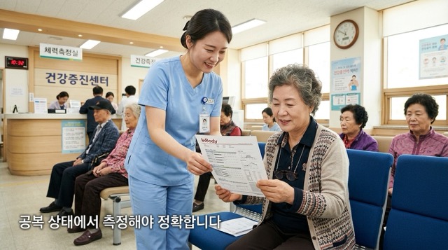체지방률 측정 인바디 보건소 방법