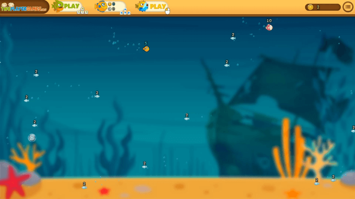 3인용-물고기-키우기-모바일게임-시작-화면