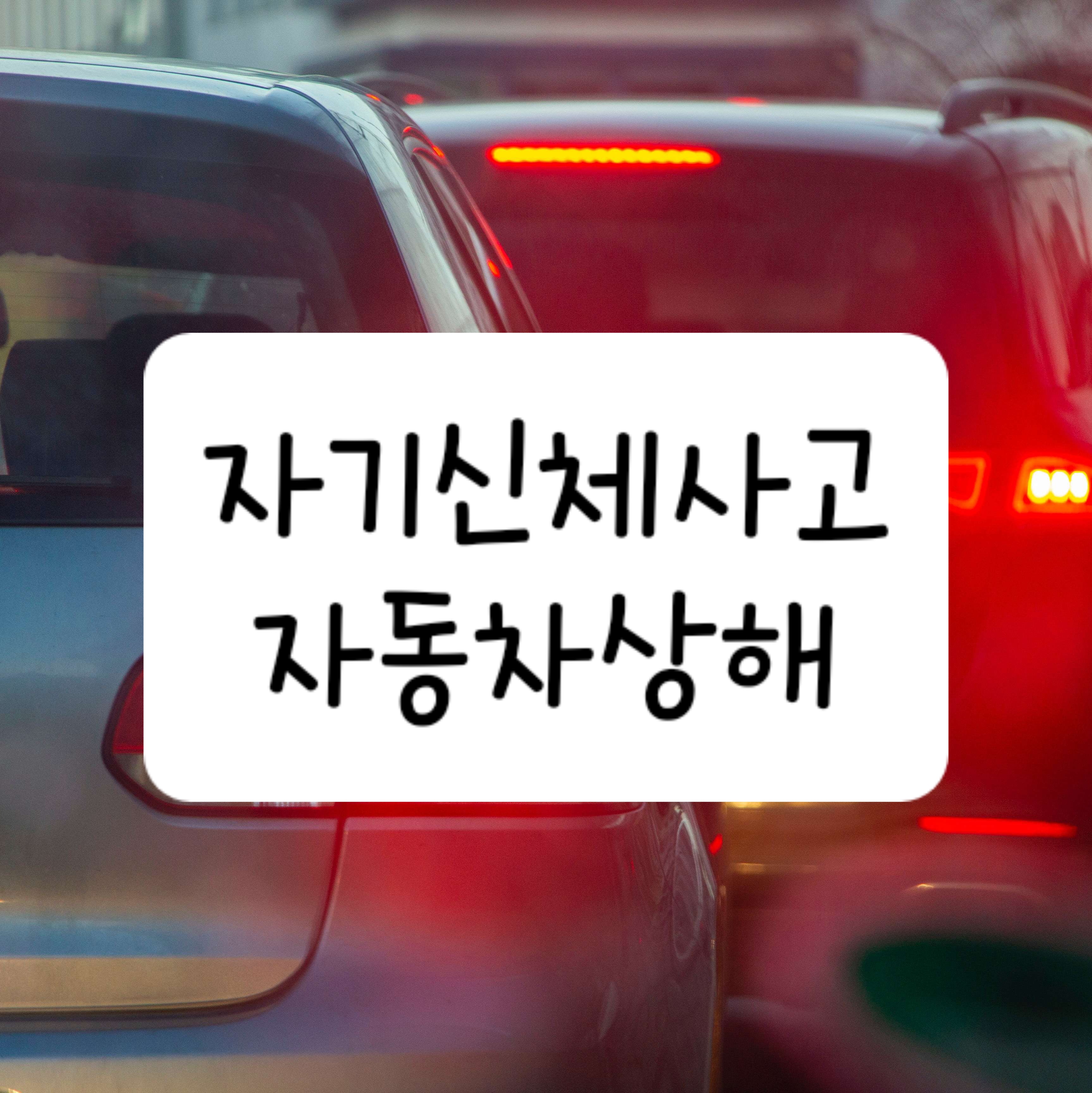 자기신체사고와 자동차상해