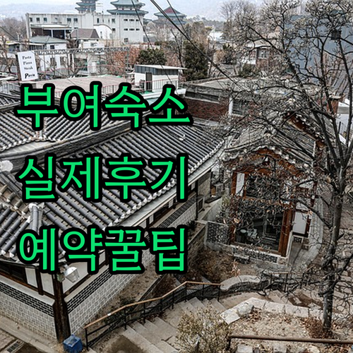 실제 투숙객 후기 분석한 부여 숙소 ..