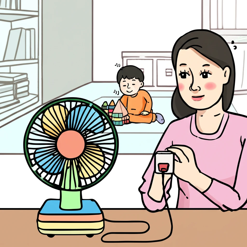 폭염 속 휴대용 선풍기 선택과 안전 ..