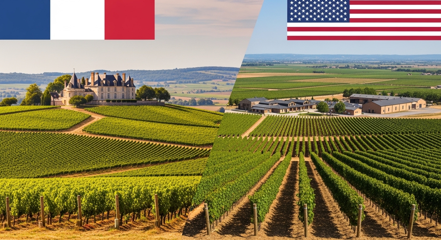 구세계와 신세계 지역에서 와인 재배 차이