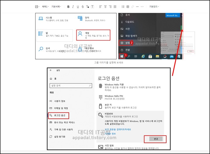 사진이 나란이 배치된 모습