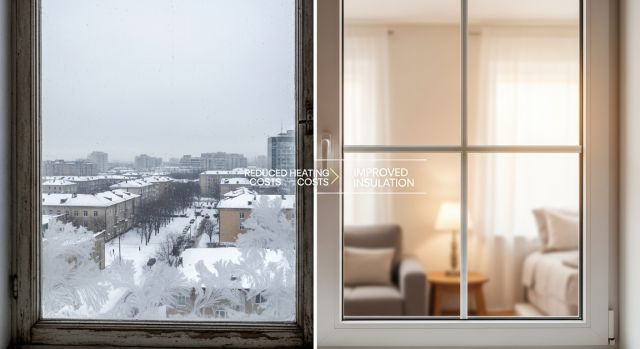 영하 추위 앞둔 노후주택 창호 교체로 난방비 절감하는 모습