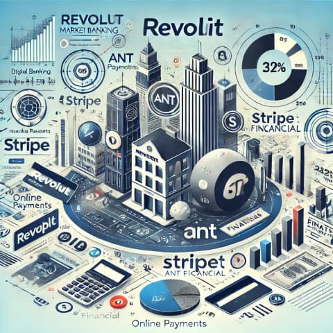 Revolut&amp;#44; Stripe&amp;#44; Ant Financial 관련 인포그래픽