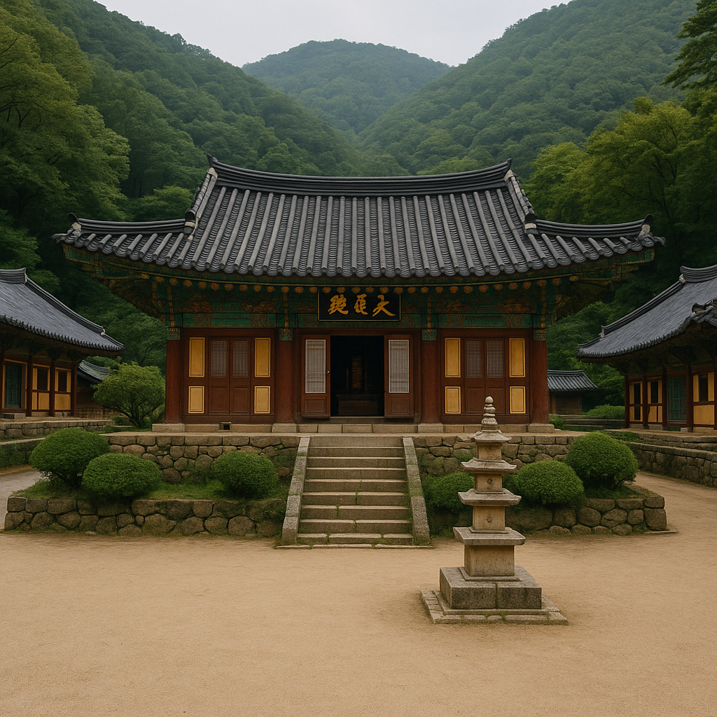 템플스테이 모습