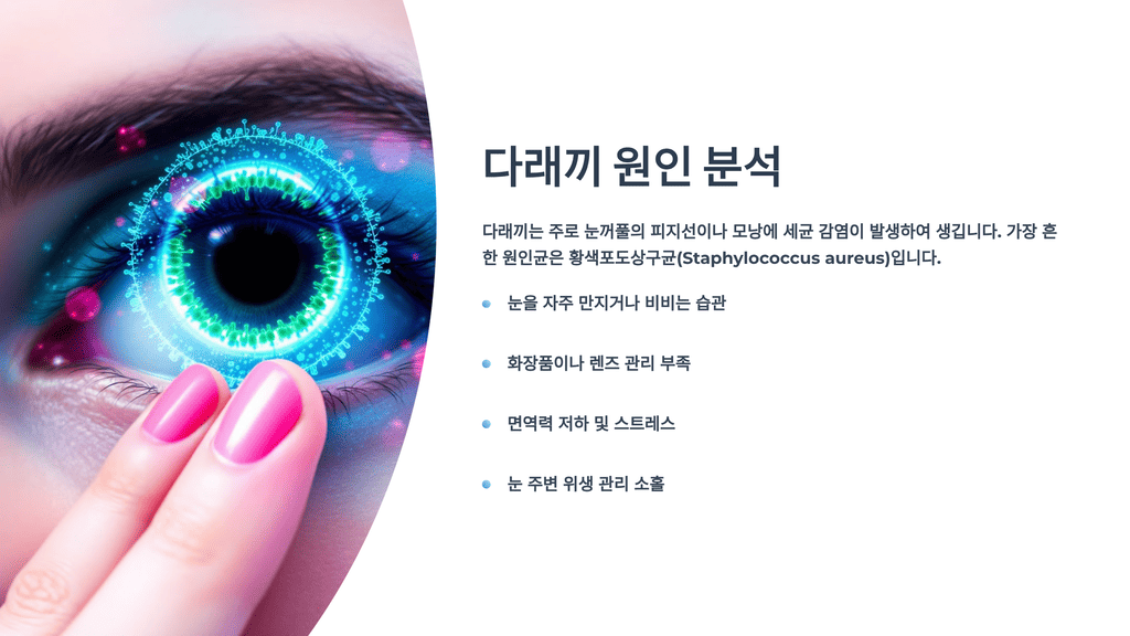 다래끼 원인 분석