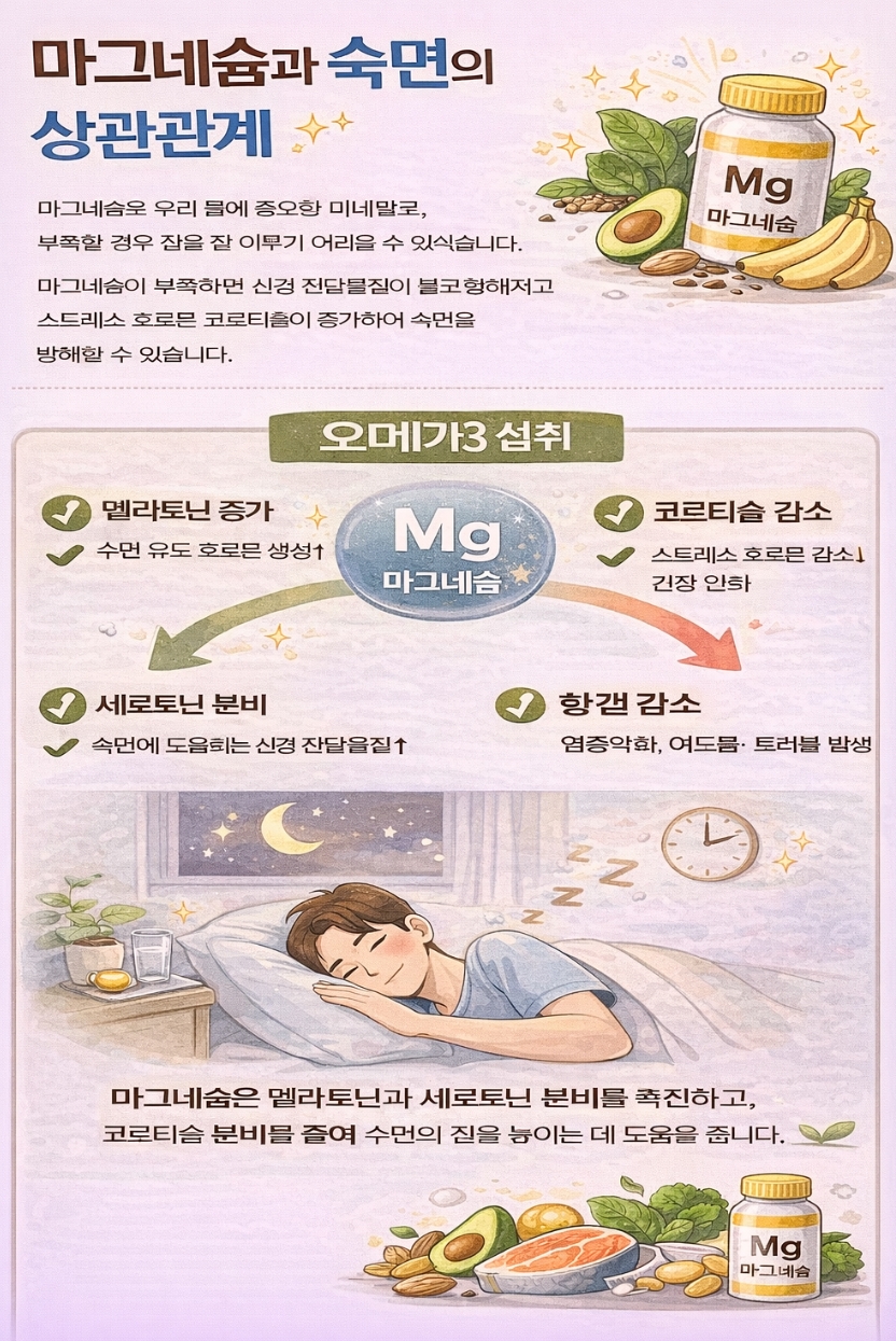 마그네슘과 숙면의 상관관계