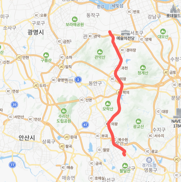 서울-수원-7770(예약)번-버스-노선-지도