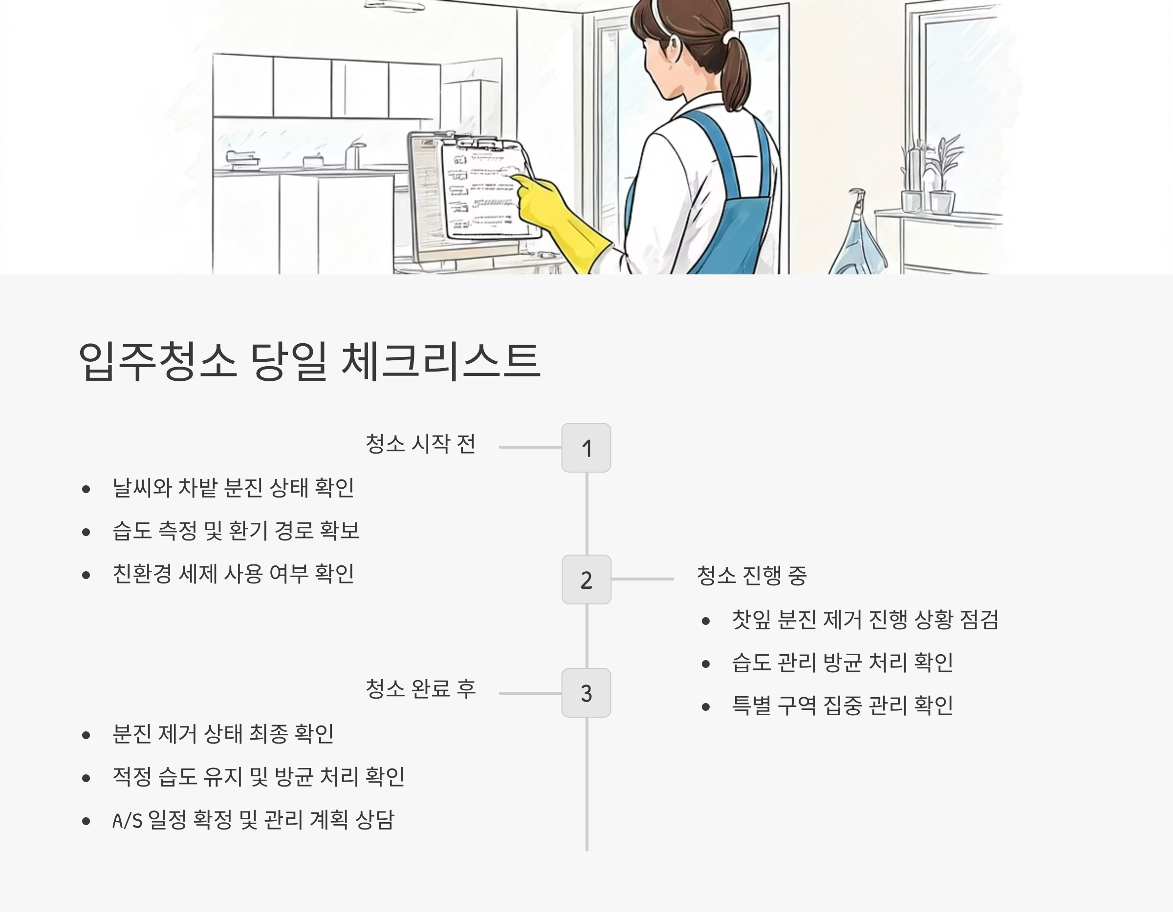 보성 입주청소 체크리스트
