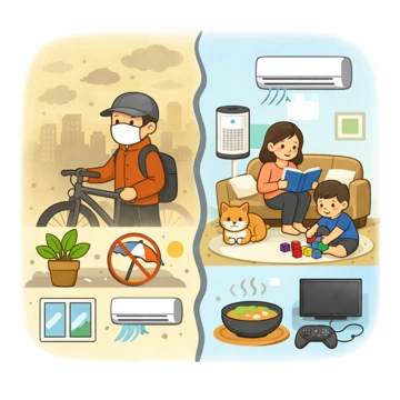 미세먼지 심한 날 실내외 대처 방법2