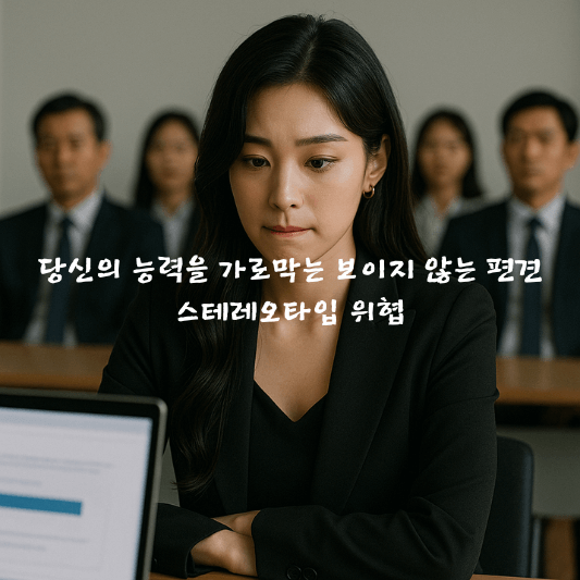 스테레오타입위협,사회심리학,편견심리,시험불안,자기확언,인지부담,집단정체성,공정성,심리전략,학습심리