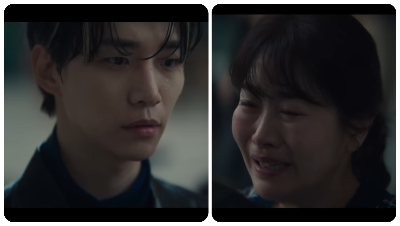 태풍상사 장면 아버지의 죽음 앞에 슬퍼하는 장면