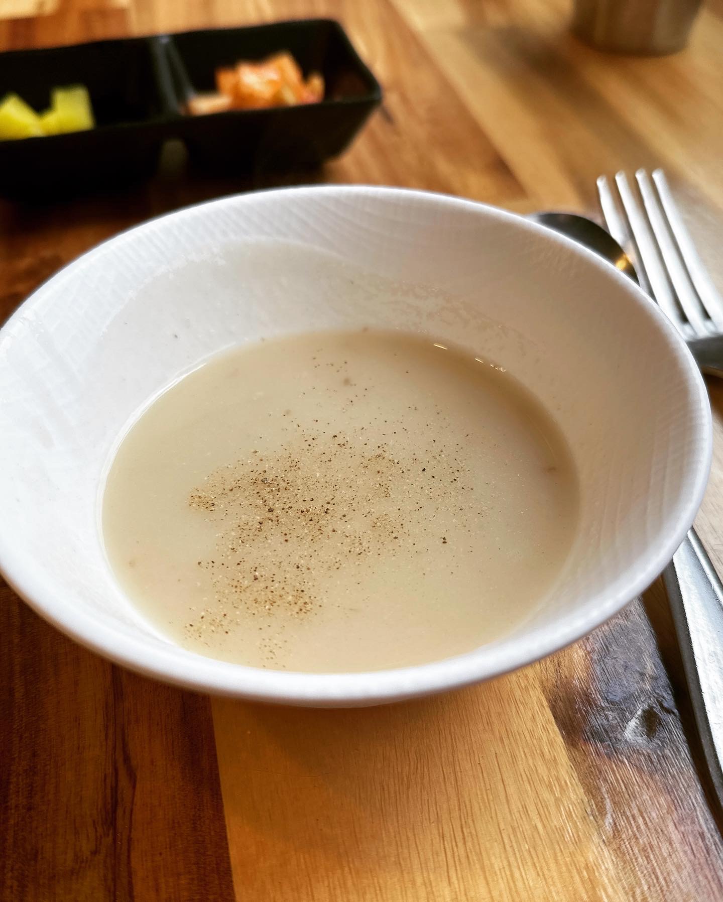 온천돈까스 스프