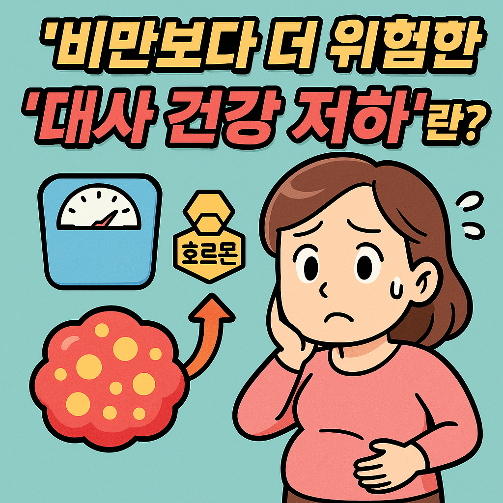 비만보다 더 위험한 '대사건강 저하' 관련사진