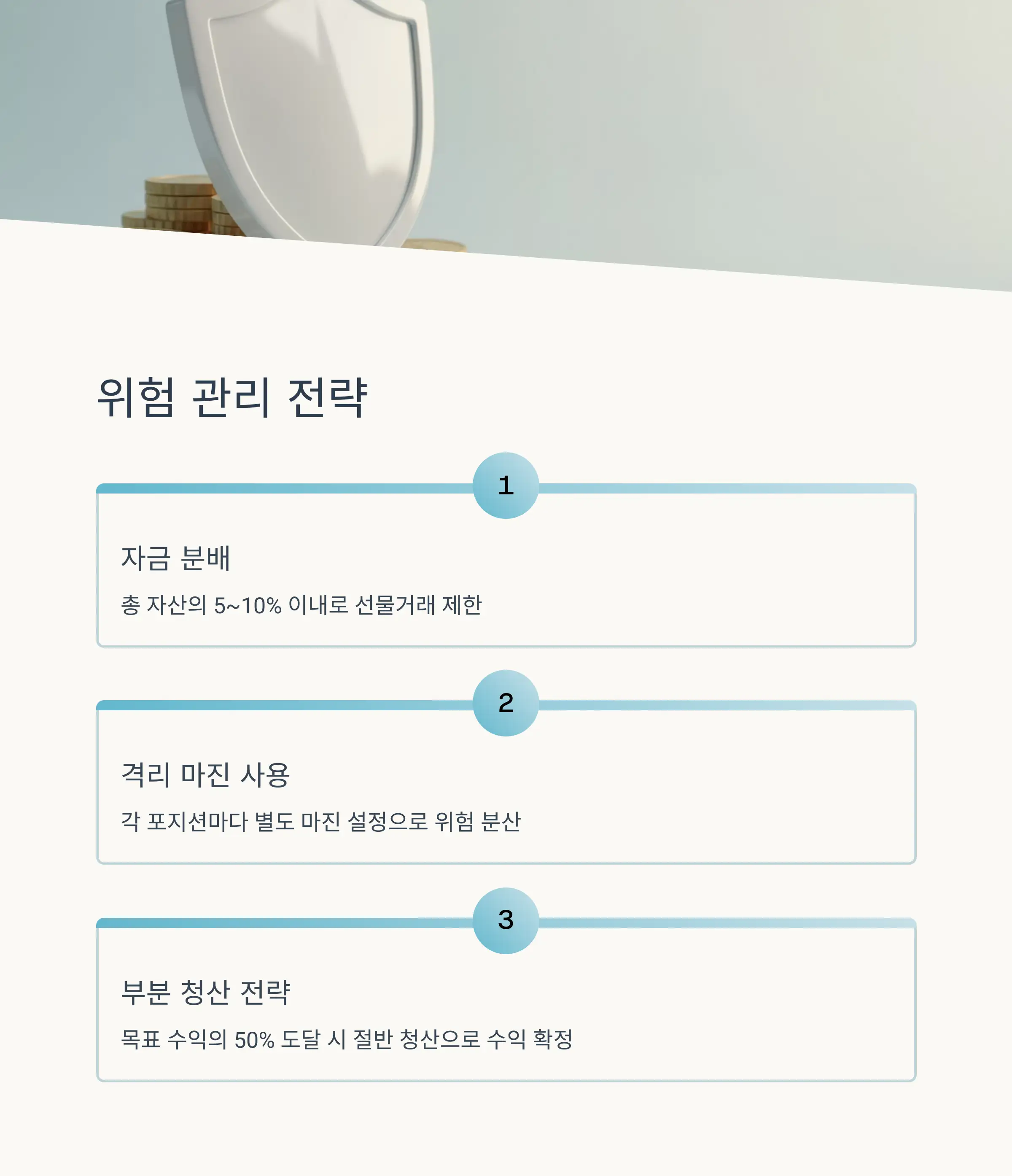 ⚠️ 위험 관리 및 투자 전략