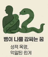 뱀이 나를 감싸는 꿈해몽