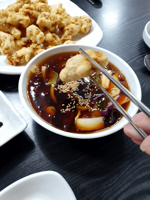 관저동 대성관 중국집 탕수육 찍먹