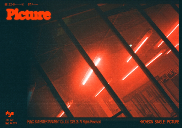 효연(HYO) 싱글 &#39;Picture&#39; 로고 이미지 [사진=SM엔터테인먼트]