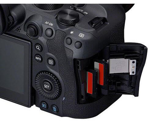 캐논 EOS R6 Mark II 메모리슬롯