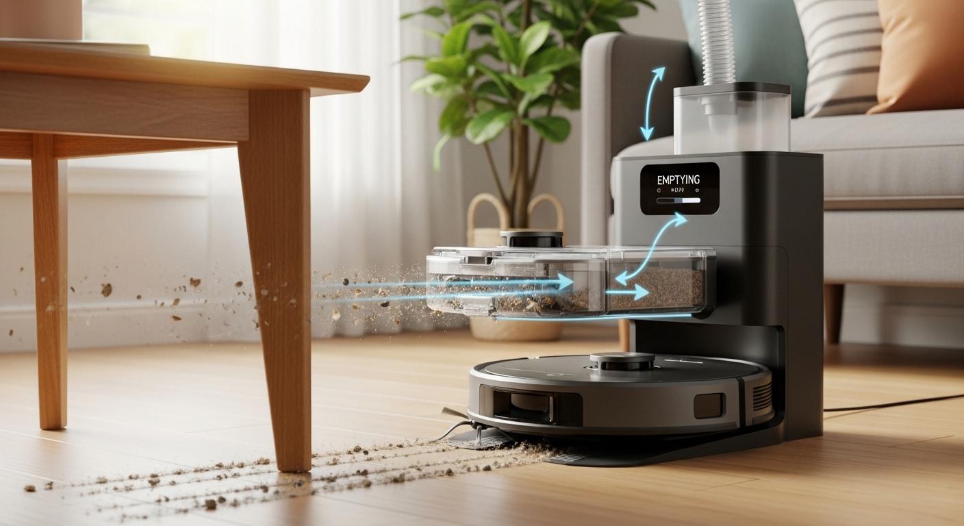 사각지대 자동 먼지비움 로봇청소기 내돈내산 후기