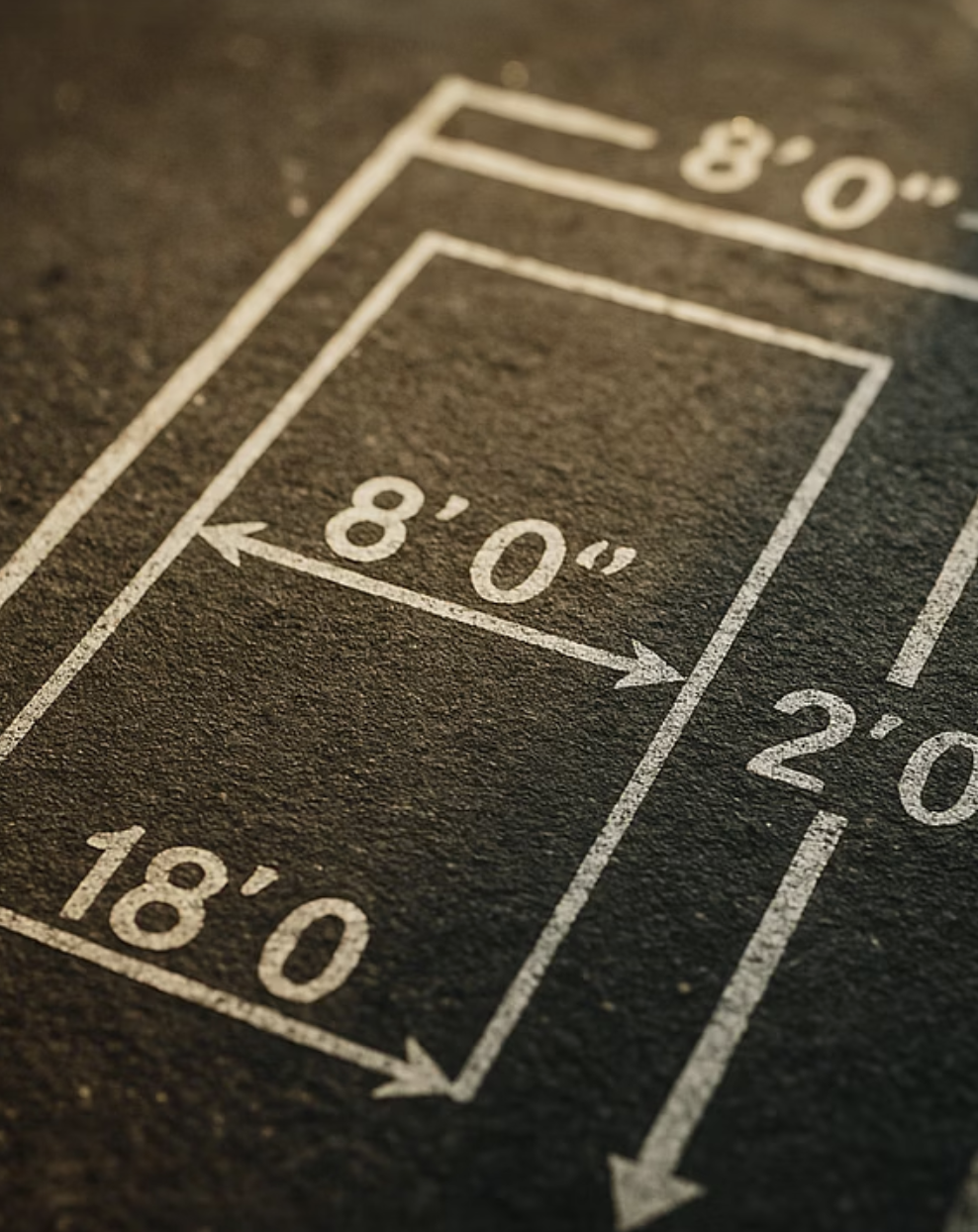 주차 공간 1대의 진짜 크기